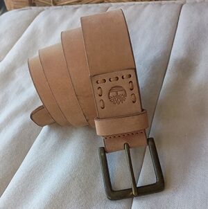 Timberland Men's Tan Leather Belt_38